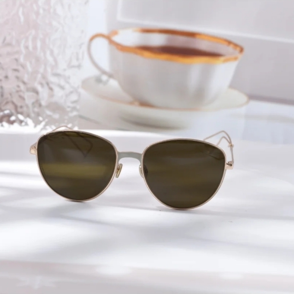 Dior Rose Gold and Black Sunglasses - Picture 2 of 12